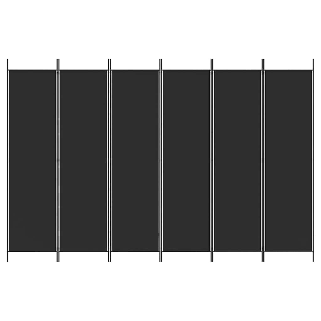 Biombo Divisor De 6 Paneles De Tela