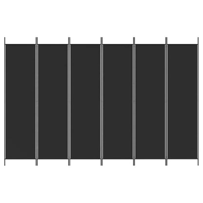 Biombo Divisor De 6 Paneles De Tela