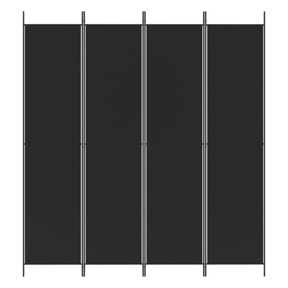 Biombo Divisor De 4 Paneles De Tela