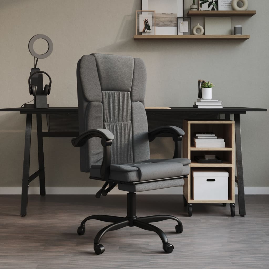 Silla De Oficina Reclinable De Tela