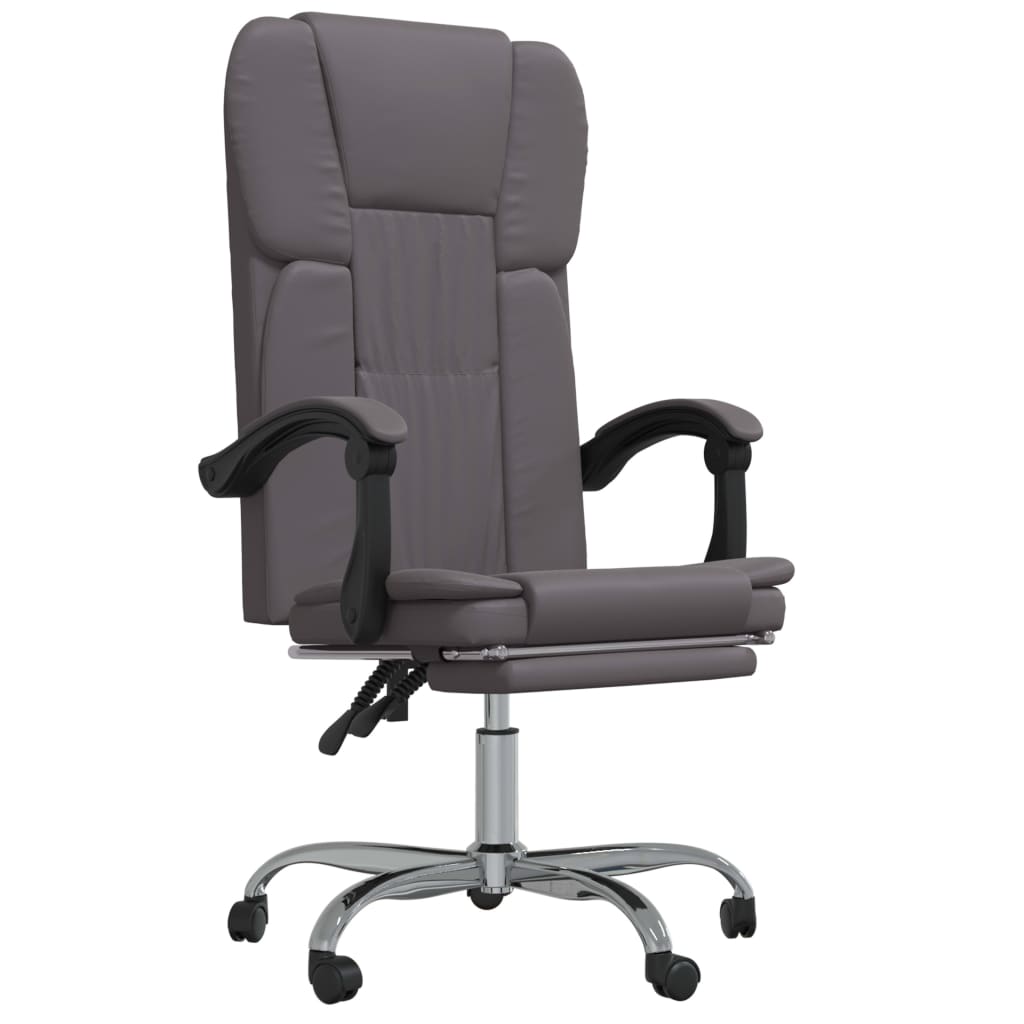 Silla De Oficina Reclinable Cuero Sintético