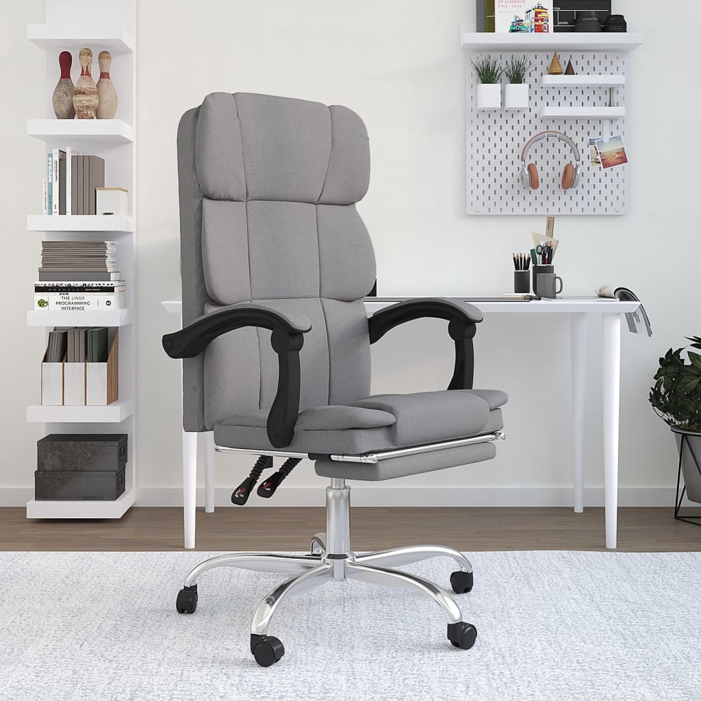 Silla De Oficina Reclinable De Tela
