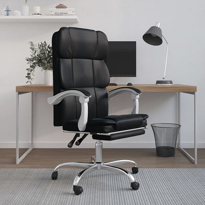 Silla De Oficina Reclinable Cuero Sintético