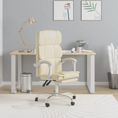 Silla De Oficina Reclinable Cuero Sintético