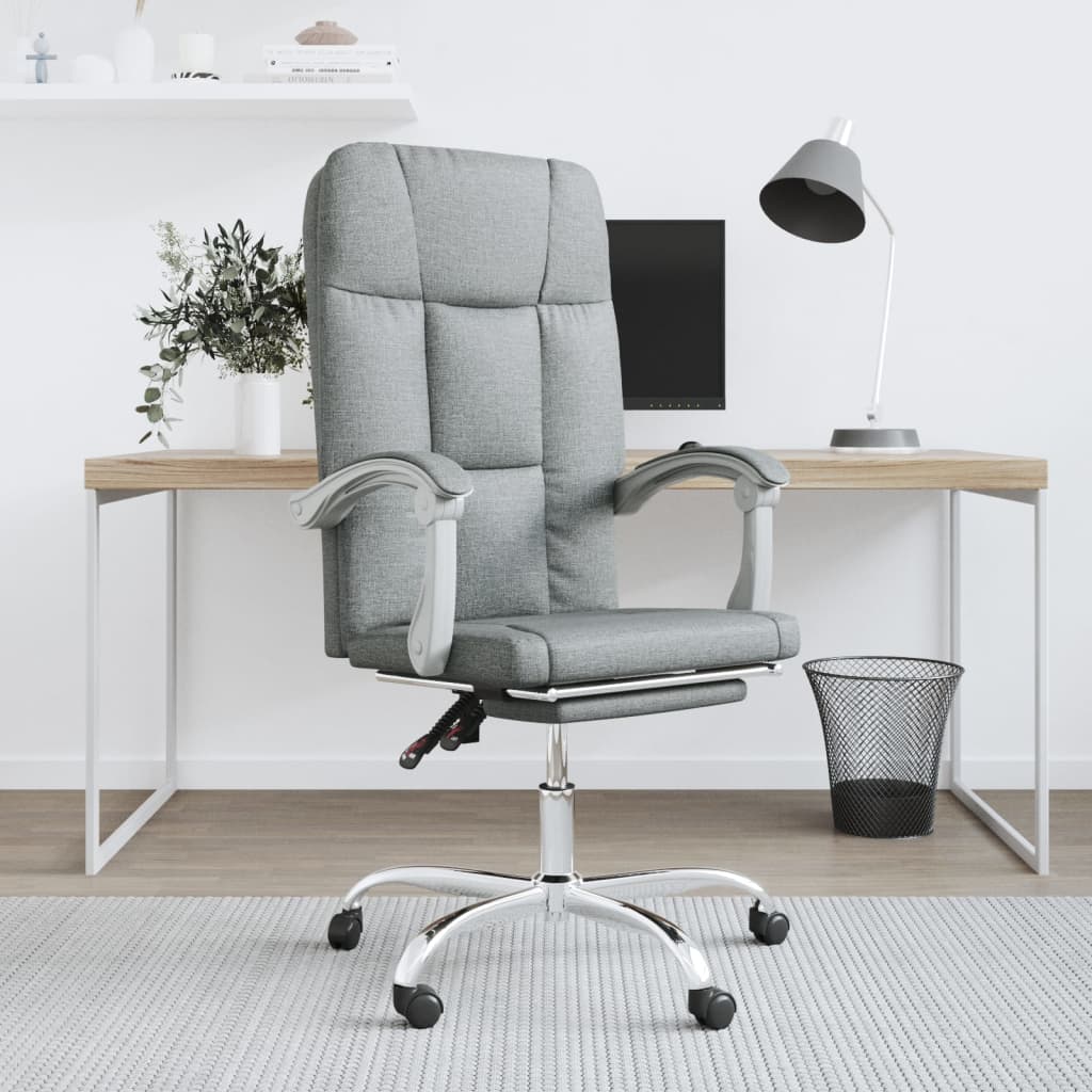 Silla De Oficina Reclinable De Tela
