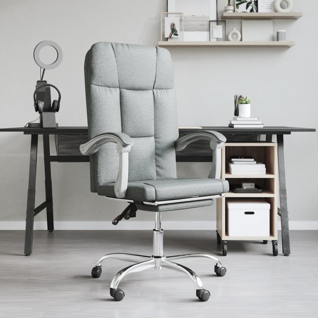 Silla De Oficina Reclinable De Tela