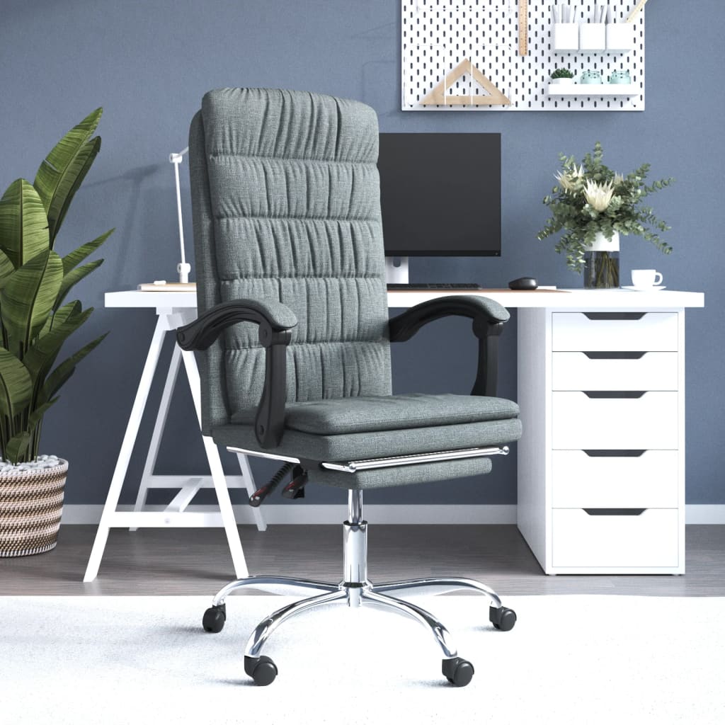 Silla De Oficina Reclinable De Tela