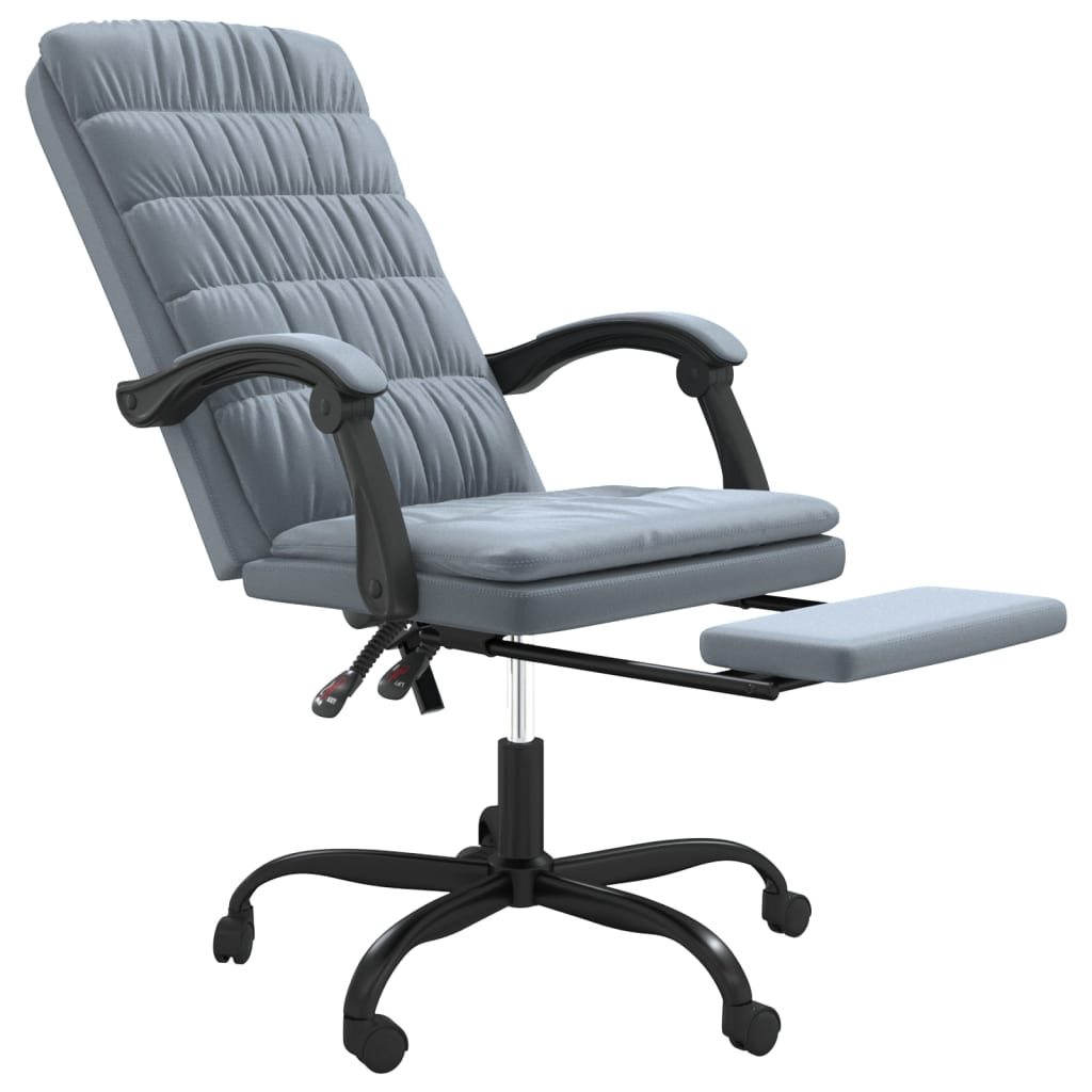 Silla De Oficina Reclinable De Terciopelo