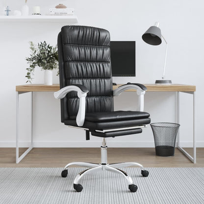 Silla De Oficina Reclinable Cuero Sintético