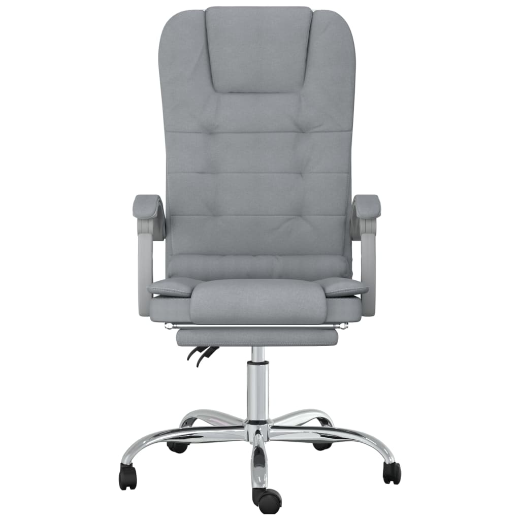 Silla De Oficina Reclinable Con Masaje De Tela