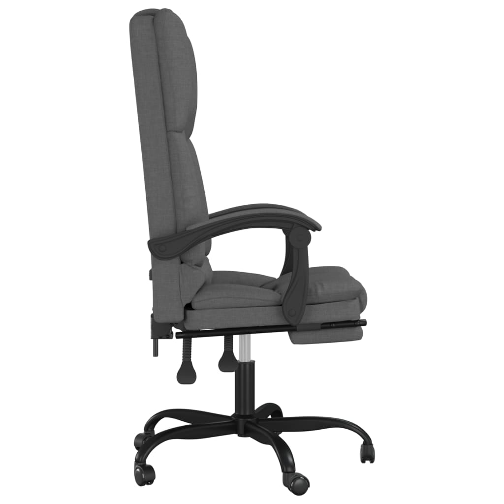 Silla De Oficina Reclinable Con Masaje De Tela