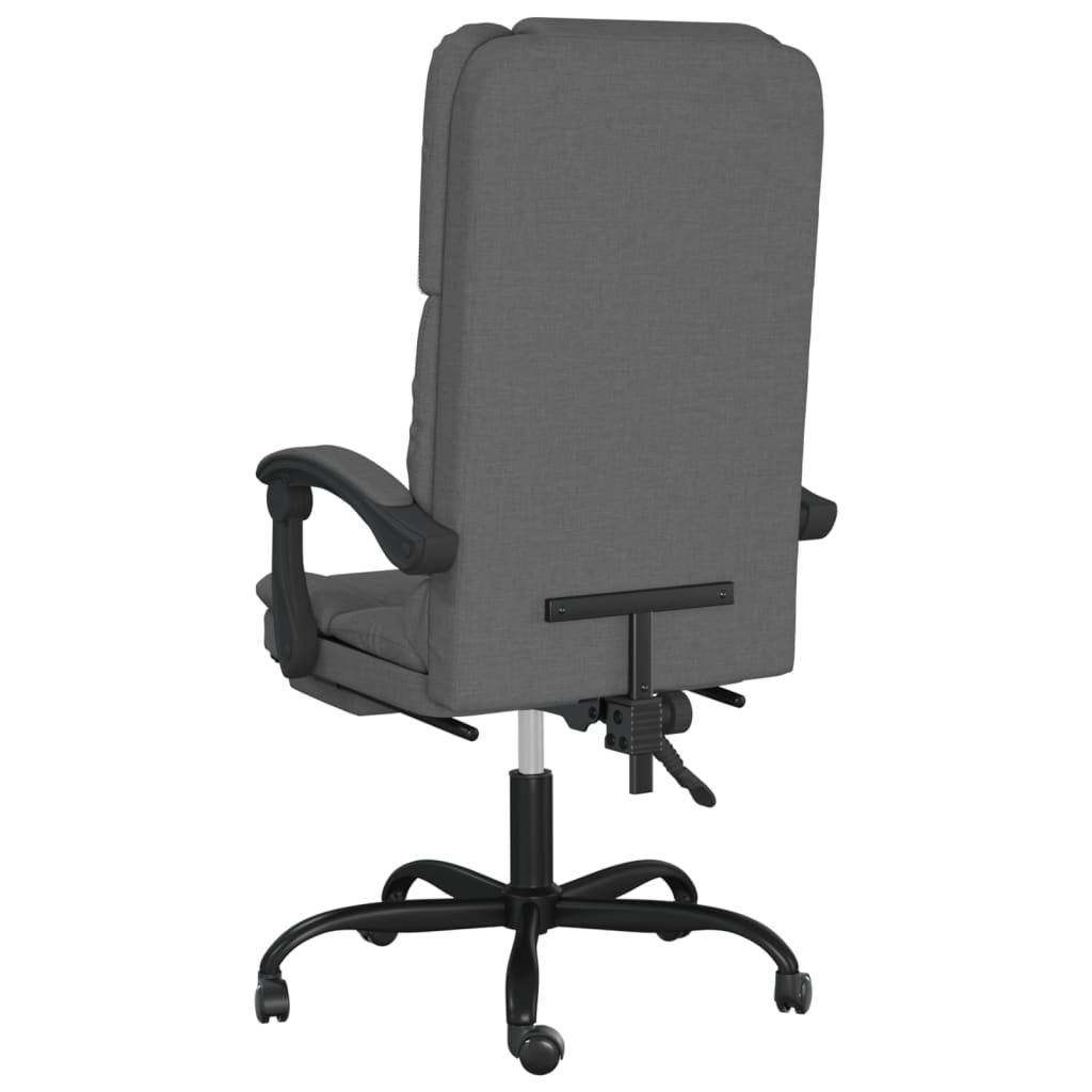 Silla De Oficina Reclinable Con Masaje De Tela