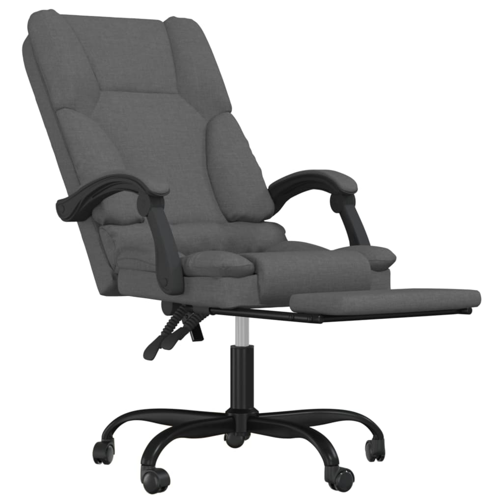 Silla De Oficina Reclinable Con Masaje De Tela
