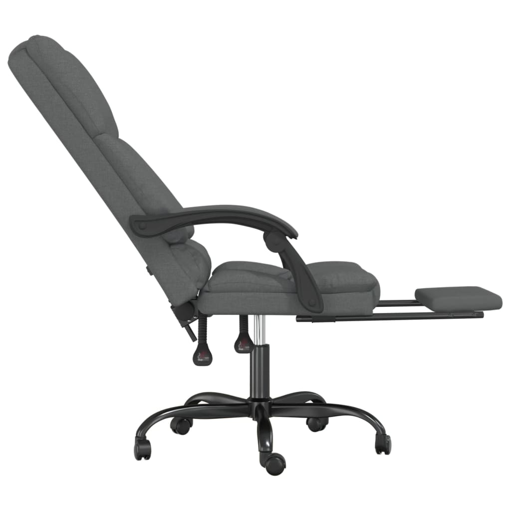 Silla De Oficina Reclinable Con Masaje De Tela