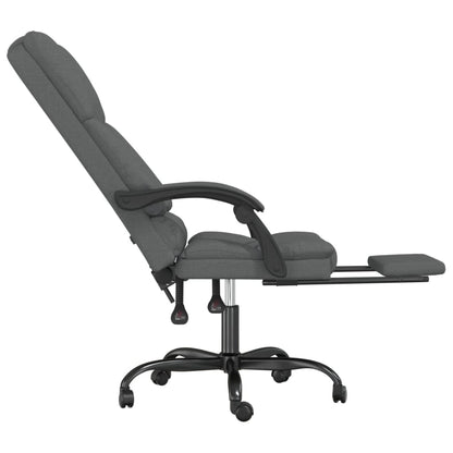 Silla De Oficina Reclinable Con Masaje De Tela