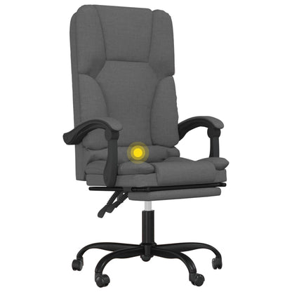 Silla De Oficina Reclinable Con Masaje De Tela