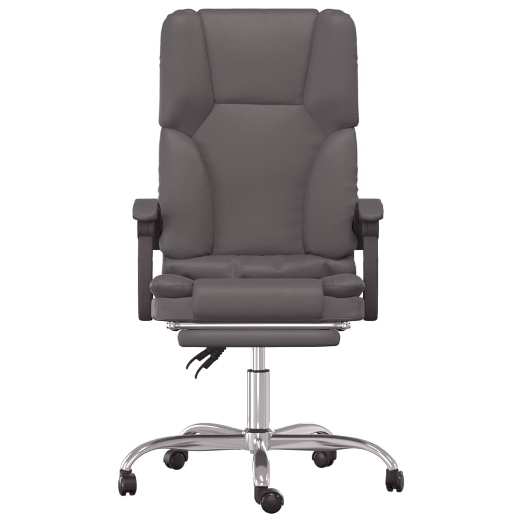 Silla De Oficina Reclinable Masaje Cuero Sintético