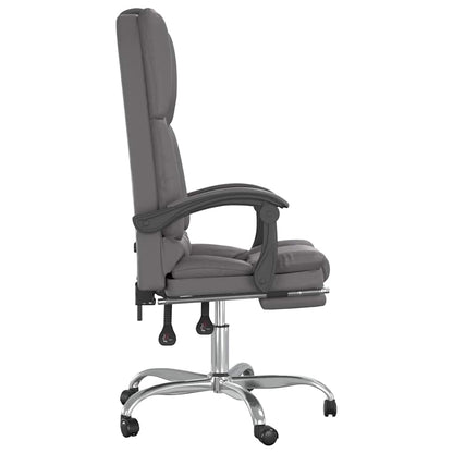 Silla De Oficina Reclinable Masaje Cuero Sintético