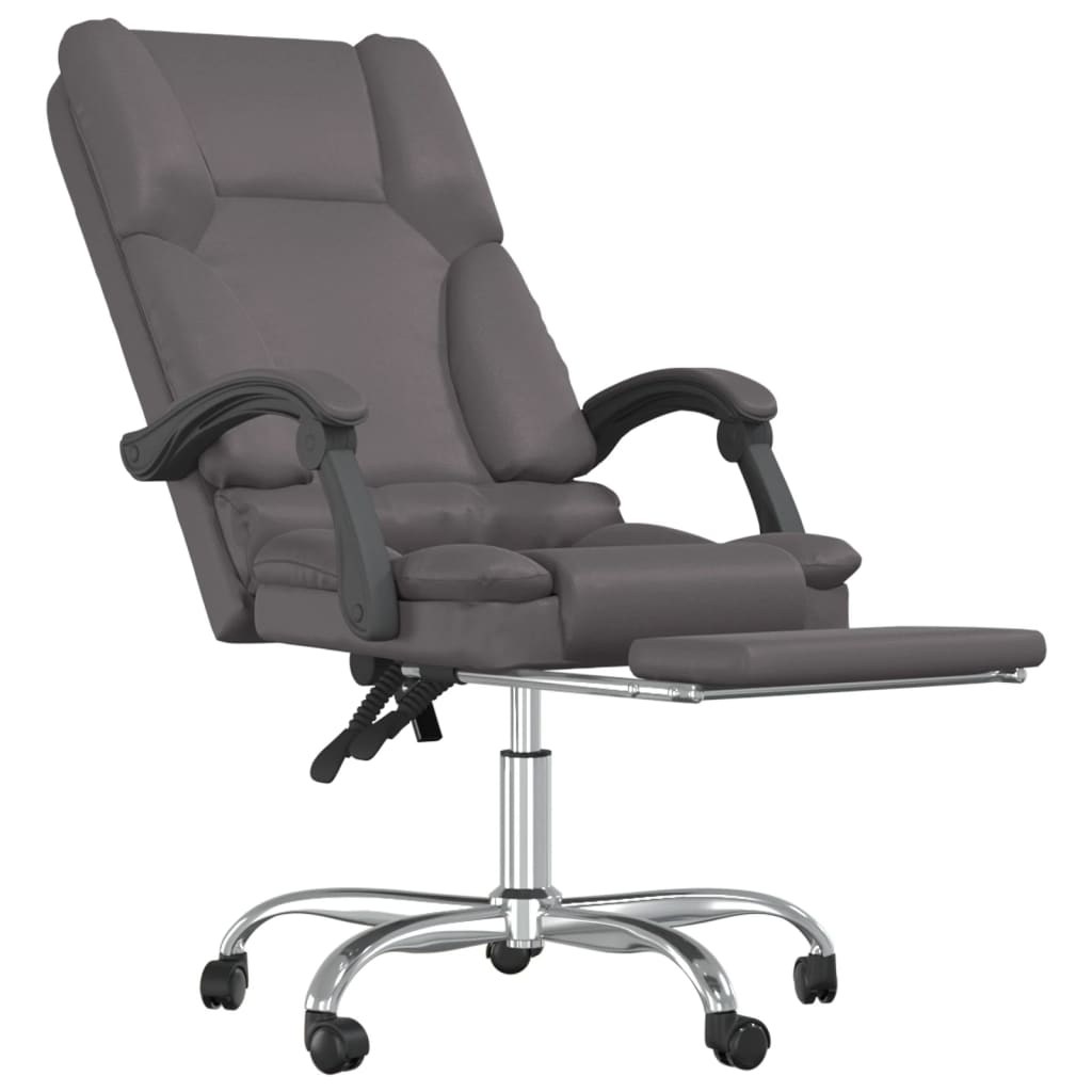 Silla De Oficina Reclinable Masaje Cuero Sintético