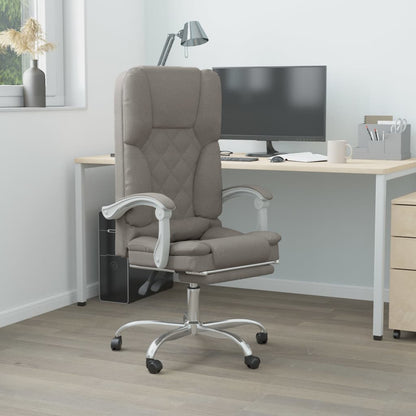 Silla De Oficina Reclinable Con Masaje De Tela