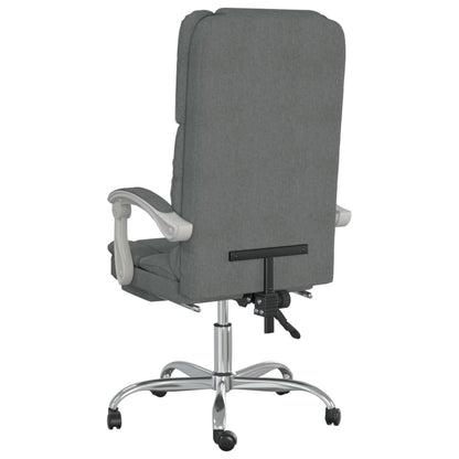 Silla De Oficina Reclinable Con Masaje De Tela
