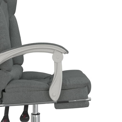 Silla De Oficina Reclinable Con Masaje De Tela
