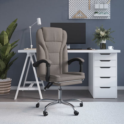 Silla De Oficina Reclinable De Tela