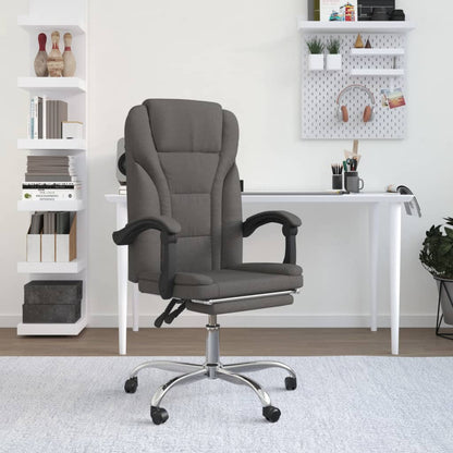 Silla De Oficina Reclinable De Tela