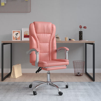 Silla De Oficina Reclinable Cuero Sintético