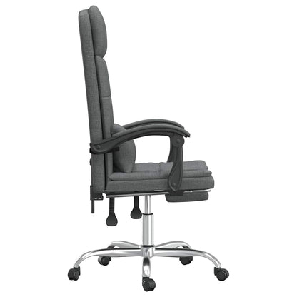Silla De Oficina Reclinable Con Masaje De Tela
