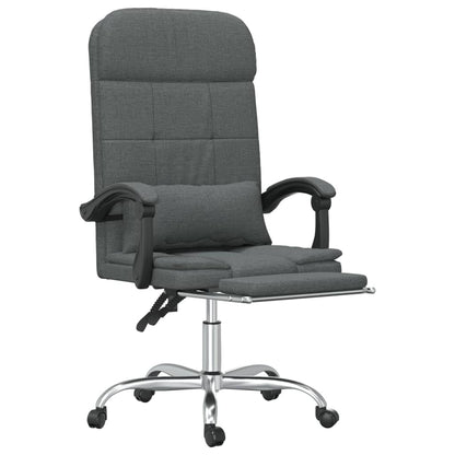 Silla De Oficina Reclinable Con Masaje De Tela