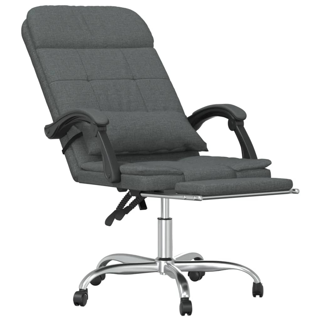 Silla De Oficina Reclinable Con Masaje De Tela