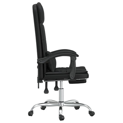 Silla De Oficina Reclinable Masaje Cuero Sintético