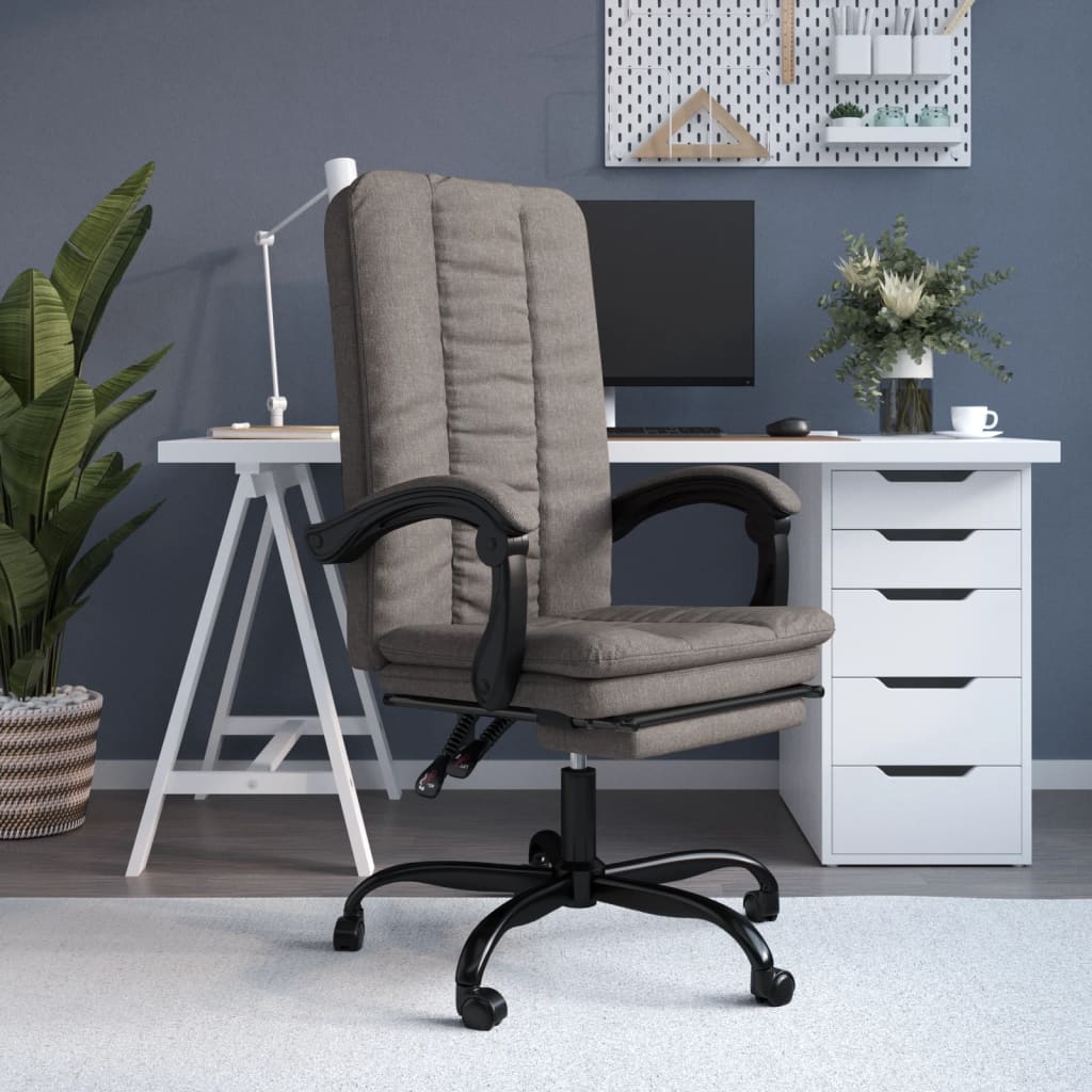 Silla De Oficina Reclinable De Tela