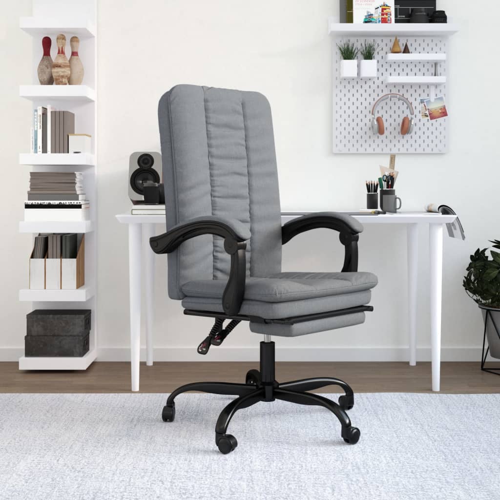 Silla De Oficina Reclinable De Tela
