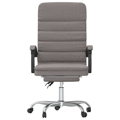 Silla De Oficina Reclinable Con Masaje Tela Gris