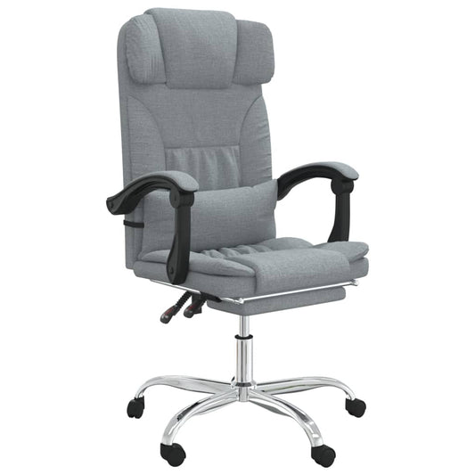 Silla De Oficina Reclinable Con Masaje De Tela