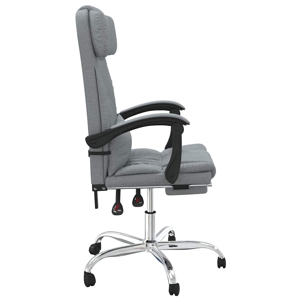 Silla De Oficina Reclinable Con Masaje De Tela