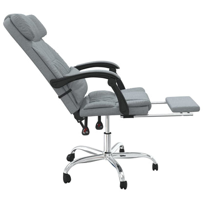 Silla De Oficina Reclinable Con Masaje De Tela
