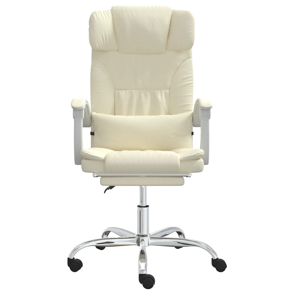 Silla De Oficina Reclinable Masaje Cuero Sintético Color