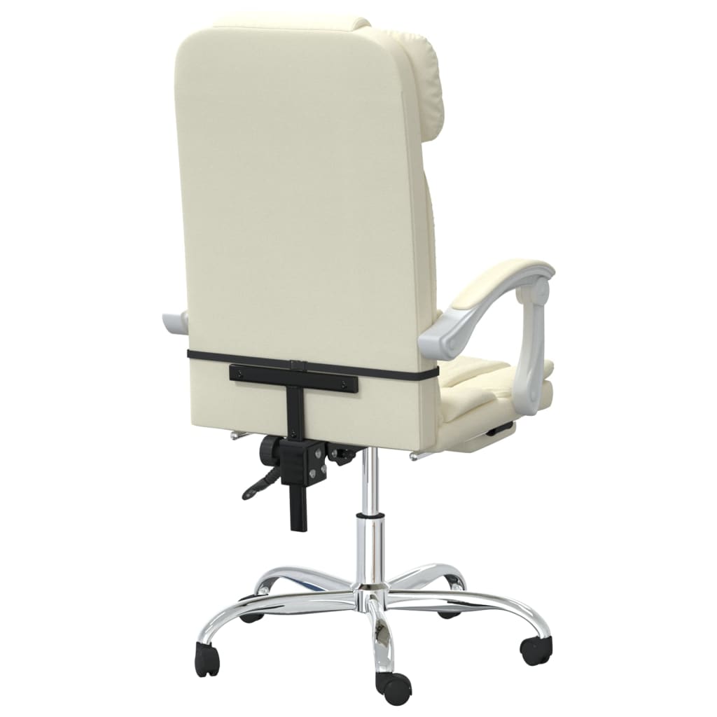 Silla De Oficina Reclinable Masaje Cuero Sintético Color