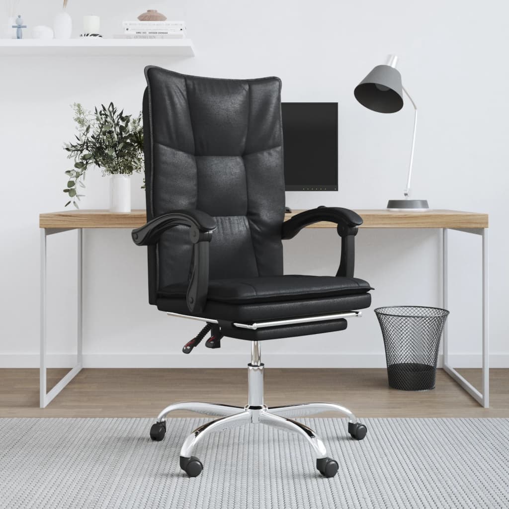 Silla De Oficina Reclinable Cuero Sintético