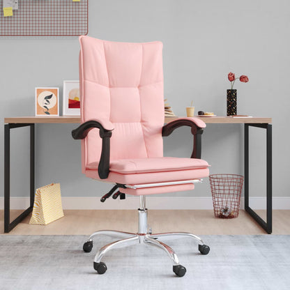 Silla De Oficina Reclinable Cuero Sintético