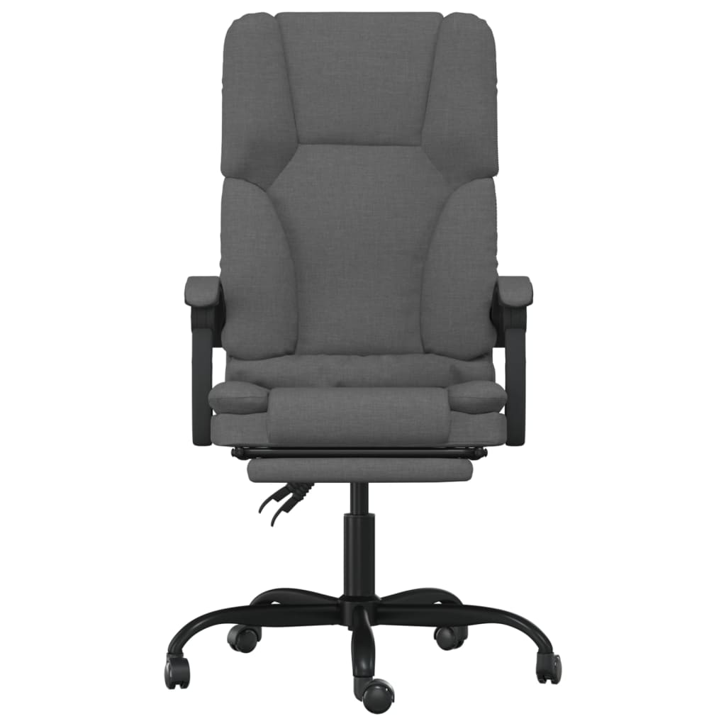 Sillón De Oficina Reclinable Con Masaje, Tapizado En Tela