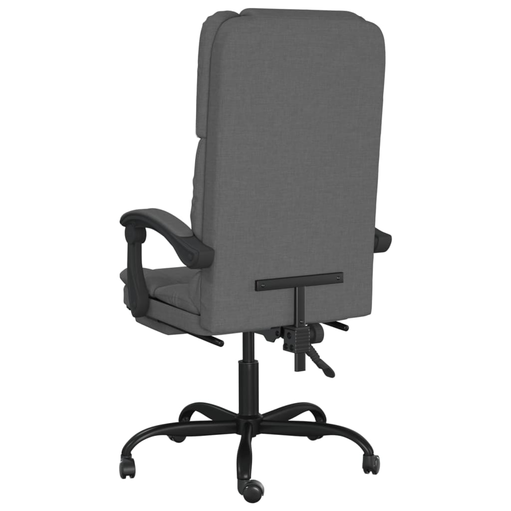 Sillón De Oficina Reclinable Con Masaje, Tapizado En Tela