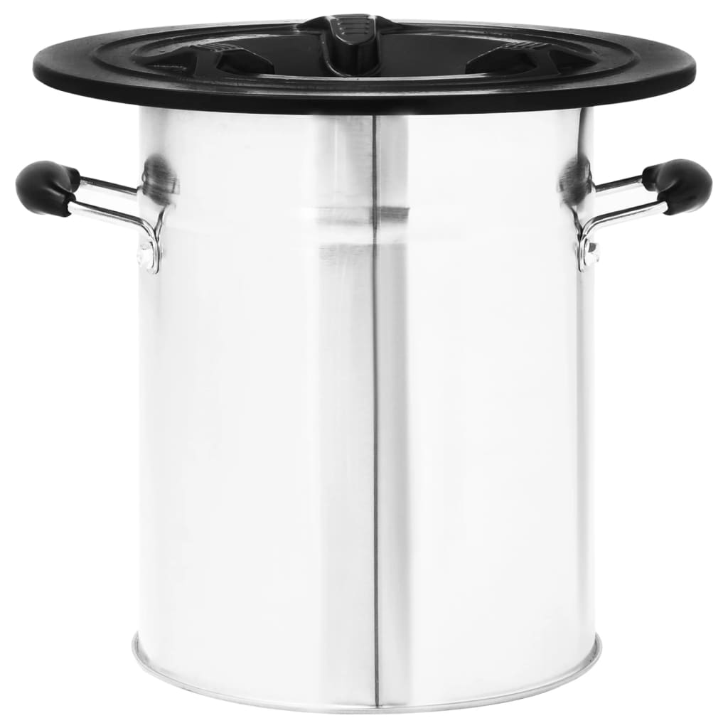 Cocina Leña Camping Acero Inoxidable 51,5X35X30,5 Cm