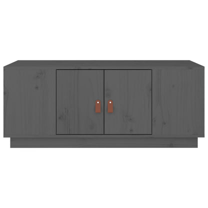 Mesa De Centro De Madera Maciza De Pino 100X50X41 Cm