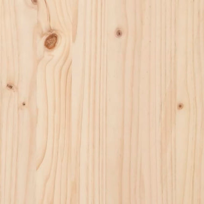 Taburetes Altos 2 Uds Madera Maciza De Pino 40X41,5X112 Cm