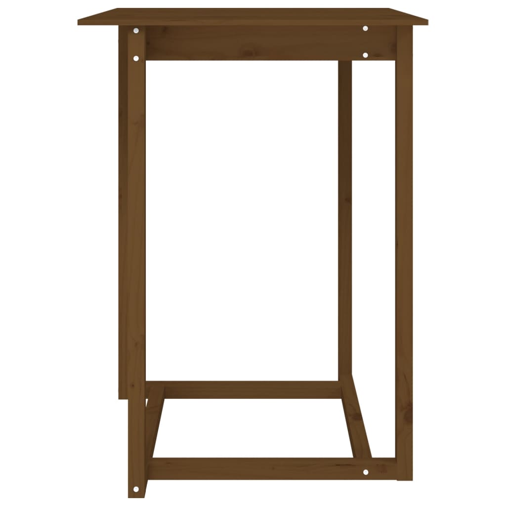 Mesa Alta De Bar Madera Maciza De Pino