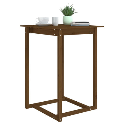 Mesa Alta De Bar Madera Maciza De Pino
